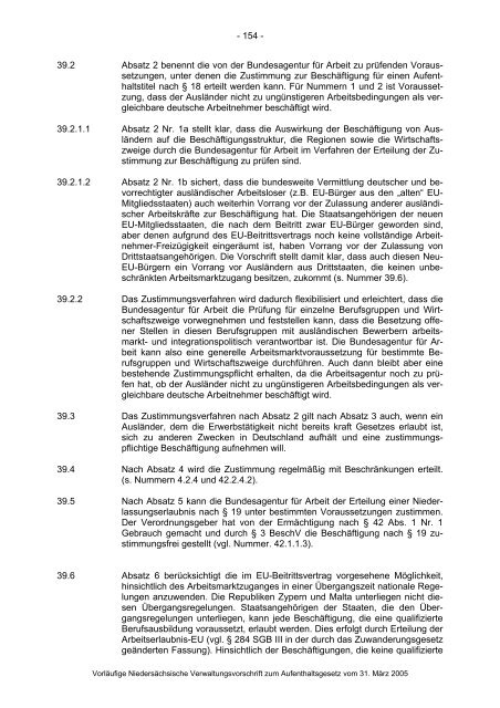 Anwendungshinweise zum Aufenthaltsgesetz - Pro Asyl