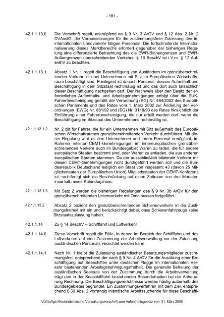 Anwendungshinweise zum Aufenthaltsgesetz - Pro Asyl