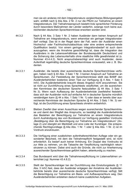 Anwendungshinweise zum Aufenthaltsgesetz - Pro Asyl