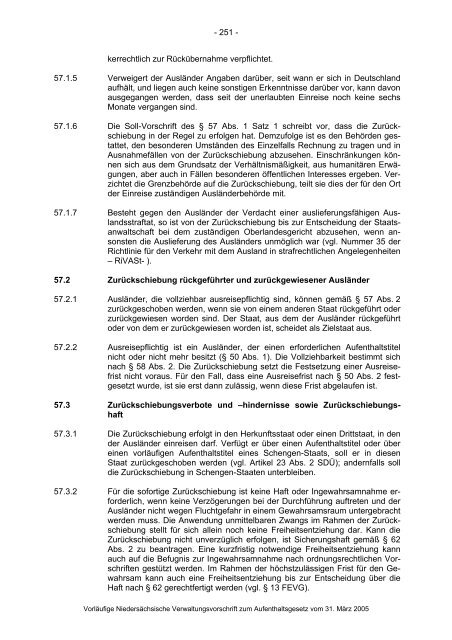 Anwendungshinweise zum Aufenthaltsgesetz - Pro Asyl