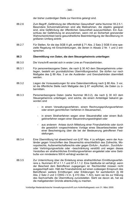 Anwendungshinweise zum Aufenthaltsgesetz - Pro Asyl