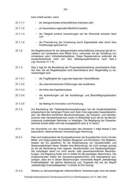 Anwendungshinweise zum Aufenthaltsgesetz - Pro Asyl