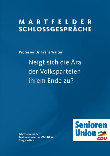 Neigt sich die Ära der Volksparteien ihrem Ende zu?