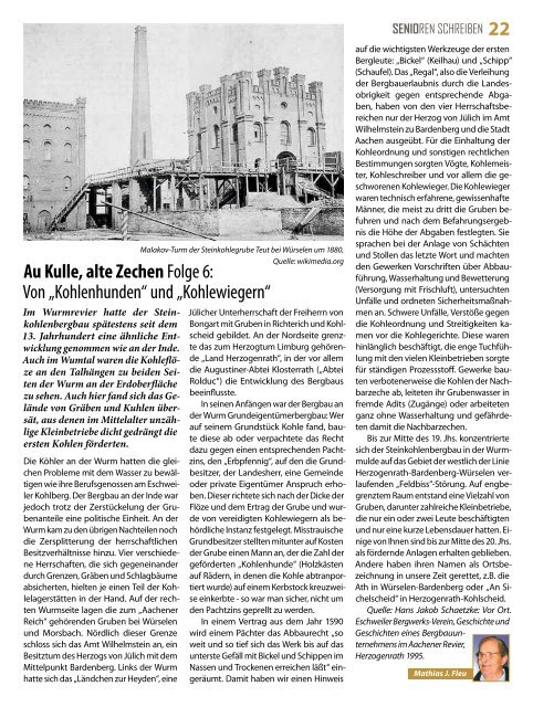 Aachener - Senio Magazin