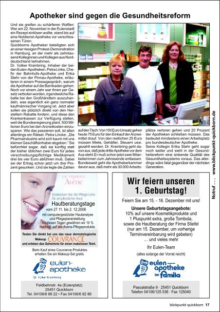 Nr. 449 – November 2006-2 - Blickpunkt Quickborn