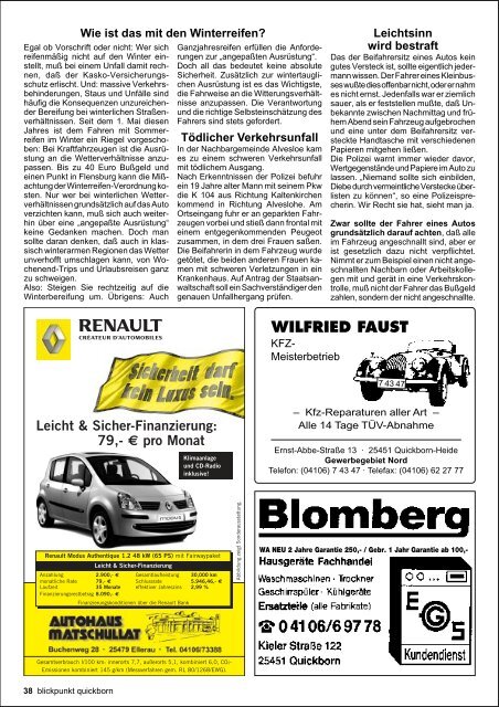 Nr. 449 – November 2006-2 - Blickpunkt Quickborn