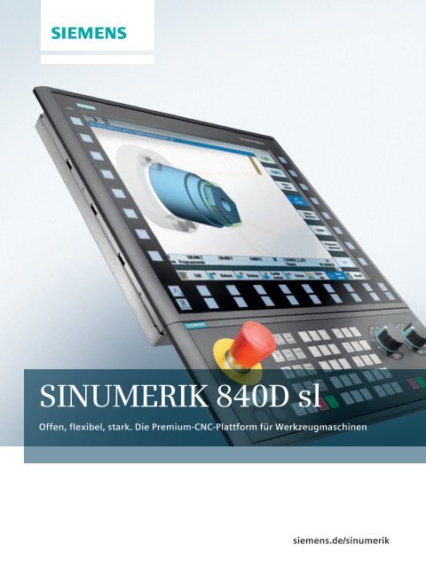 Steuerungsübersicht Sinumerik 840D sl