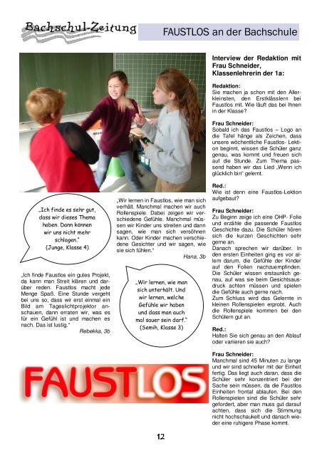 Ausgabe 17 - Bachschule Feuerbach