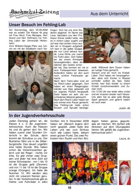 Ausgabe 17 - Bachschule Feuerbach