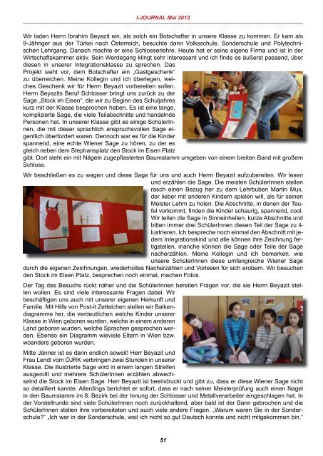 Integrationsjournal Mai 2013 - Lehrerweb