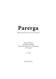 pobierz - Parerga - Wyższa Szkoła Finansów i Zarządzania