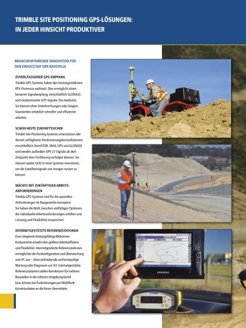 TRIMBLE SITE POSITIONING SYSTEME - sitech