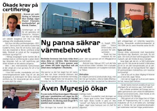 Boxholm ökar produktionen - Rörvik Timber