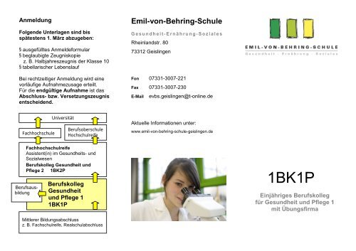 Emil-von-Behring-Schule Geislingen - T-Online