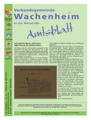 Amtsblatt vom 20.04.2012 - Verbandsgemeinde Wachenheim