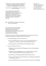 Richtlinie Externenregelung - Kultusministerkonferenz KMK