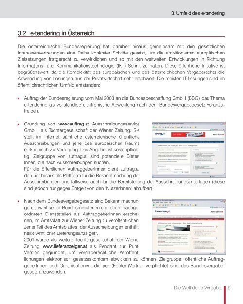 e-Vergabe im Öffentlichen Sektor - infodienst-ausschreibungen.at