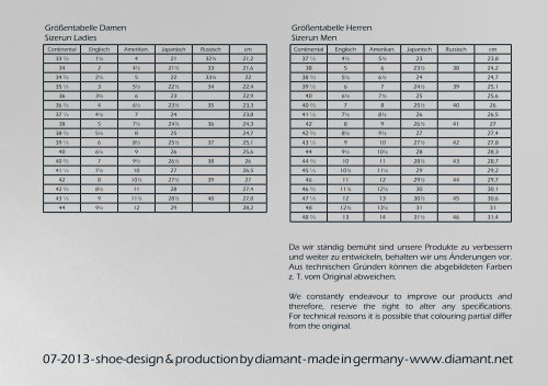 Katalog ansehen (PDF) - Diamant Dance Shoes