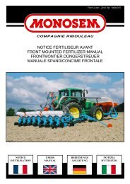 notice fertiliseur avant front mounted fertilizer manual frontmontier ...