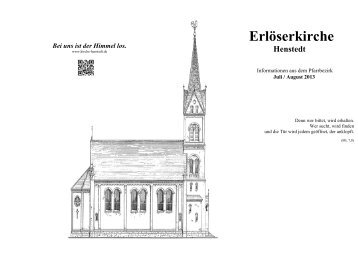 Erlöserkirche - Ev.-Luth. Kirchengemeinde Henstedt-Ulzburg