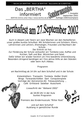 Bertha-News07 - Bertha-von-Suttner Gymnasium Oberhausen