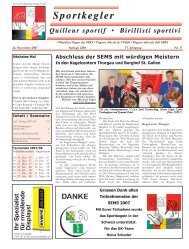 Zeitung Nr. 17 - Schweizer Sportkeglerverband