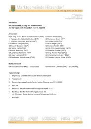 Protokoll vom 15.12.2005 - Hitzendorf