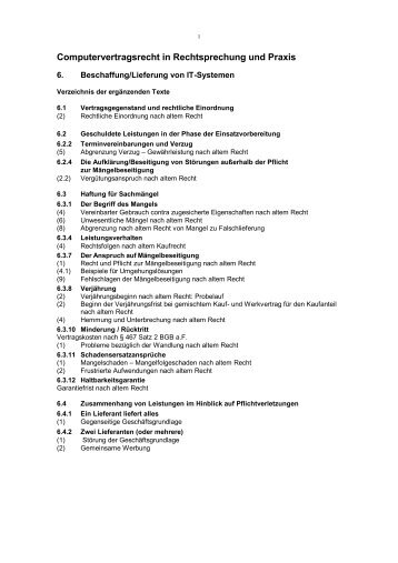 Beschaffung/Lieferung von IT-Systemen