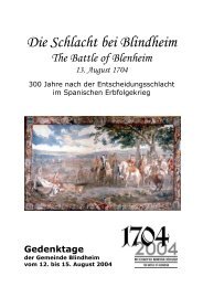 Die Schlacht bei Blindheim 1704