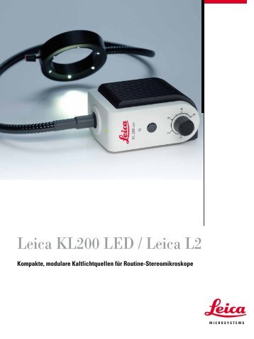 Leica KL200 LED / Leica L2 - Leica Microsystems