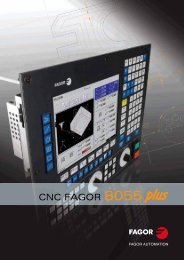 CNC FAGOR 8055 - Fagor Automation
