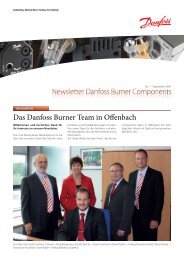 Das Danfoss Burner Team in Offenbach - Burner Components ...
