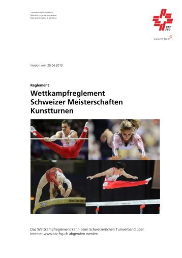 Wettkampfreglement Schweizer Meisterschaften Kunstturnen