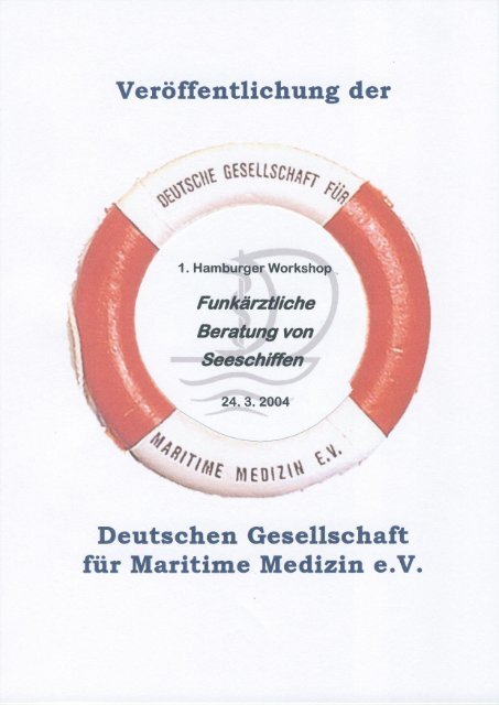 1. Hamburger Workshop - Deutsche Gesellschaft für Maritime ...