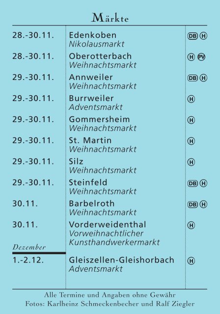 Weinfeste der Südlichen Weinstrasse - Ferienwohnung Scheibel