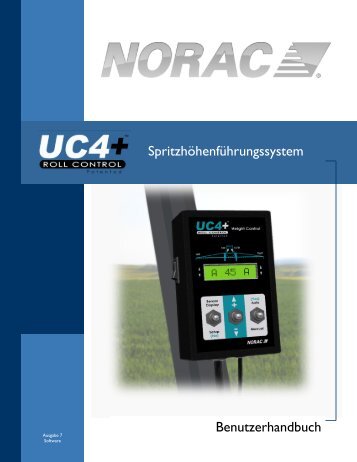 Spritzhöhenführungssystem Benutzerhandbuch - Norac
