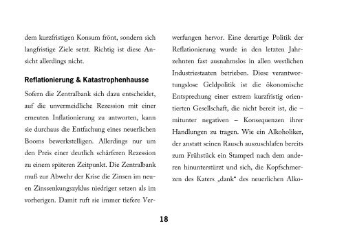 Analyse: Wirtschaftskrise - Institut für Wertewirtschaft