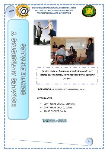 morales altruistas y sentimentales - WordPress – www.wordpress.com