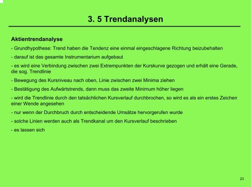 Fundamentalanalyse Und Technische Analyse Der Aktienentwicklung