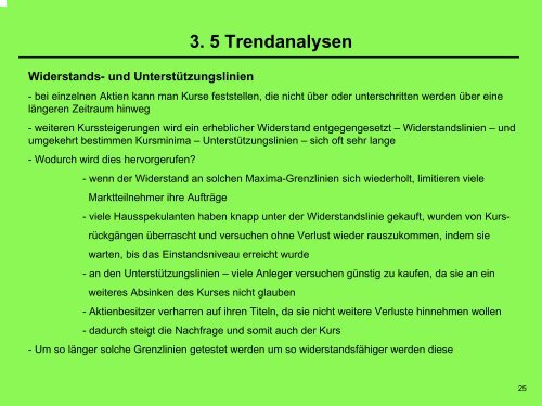 Fundamentalanalyse Und Technische Analyse Der Aktienentwicklung