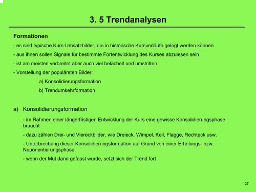 Fundamentalanalyse Und Technische Analyse Der Aktienentwicklung