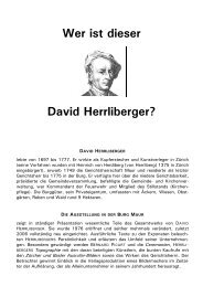 Museen Maur - Wer ist dieser David Herrliberger.pub