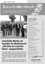ZukunftsWerkStadt Ausgabe November 2006
