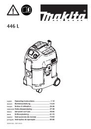 Operating Instructions................................1-12 ... - Makita