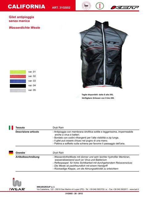 catalogo 2012/13 iwear - Iweargroup