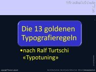 Typografieregeln - Rainer Lubasch