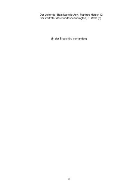 Asyl verfahren.... - SAGA - Rasthaus