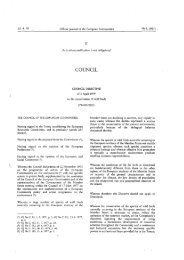 Council Directive (79/409/EEC) Conservation of wild birds ...