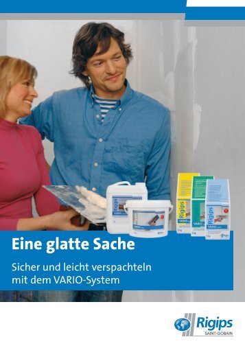 Eine glatte Sache - Sicher und leicht verspachteln mit dem VARIO ...