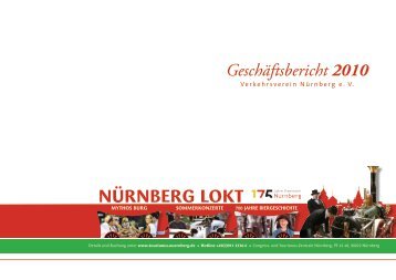 Geschäftsbericht 2010 - Congress- und Tourismus-Zentrale ...